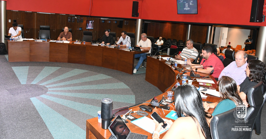 9ª Reunião Ordinária da Câmara Municipal de Pará de Minas em 2026